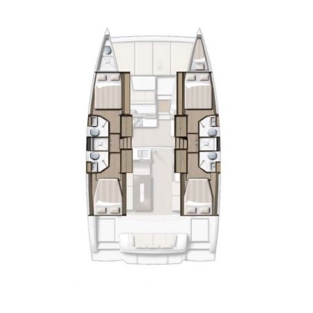 Catana Group Bali 4.2 - 4 + 1 cab. Kebifor