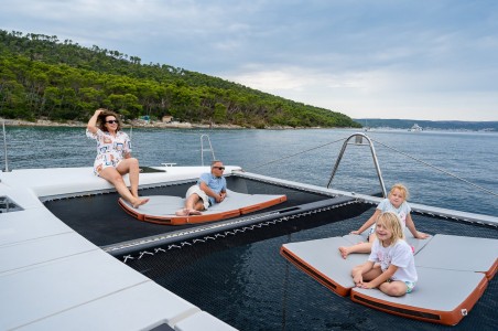 Luna Catamarans Luna 47 Power Orange