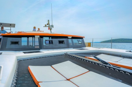 Luna Catamarans Luna 47 Power Orange