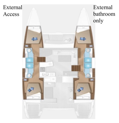 Lagoon-Bénéteau Lagoon 46 - 4 + 1 cab. Bambenella