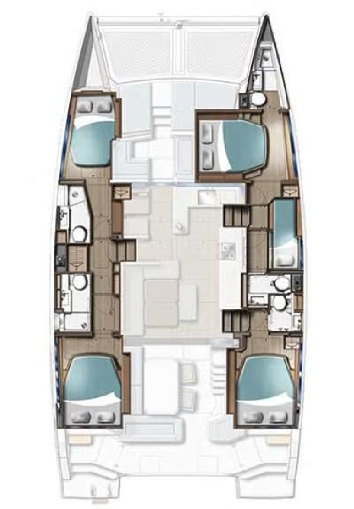 Leopard Catamarans / Robertson & Caine Leopard 46 - 5 cab. Odissea
