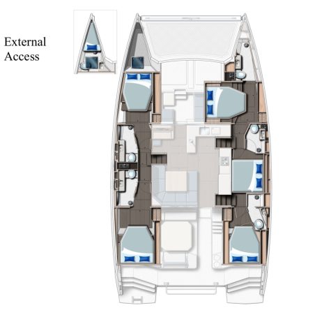 Leopard Catamarans / Robertson & Caine Leopard 50 - 5 + 1 cab Pannonica