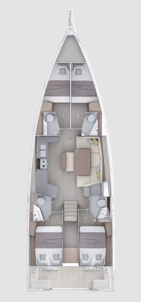 Bénéteau Oceanis 47 - 4 cab. New