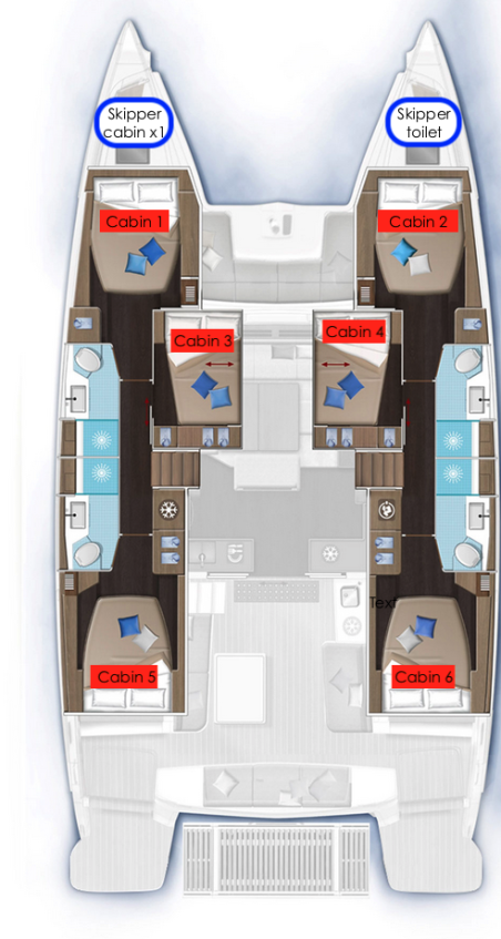 Lagoon-Bénéteau Lagoon 51 - 6 + 1 cab. Joyous 2