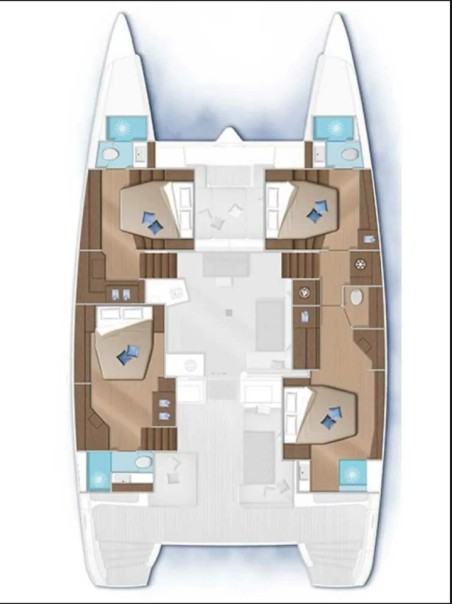 Lagoon-Bénéteau Lagoon 52 F - 4 + 2 cab. Sealion