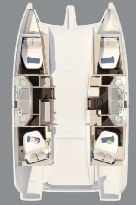 Fountaine Pajot Fountaine Pajot FP 44 Quatuor ELECTRIC - 4 + 1 cab. MANATEE
