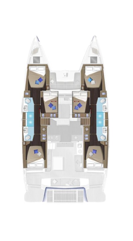 Lagoon-Bénéteau Lagoon 51 - 6 cab. Eldamar