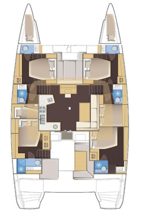 Lagoon-Bénéteau Lagoon 52 F - 6 + 2 cab. Akana