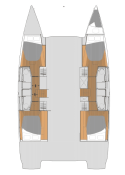 Fountaine Pajot Fountaine Pajot Elba 45 - 4 + 1 cab. Detour