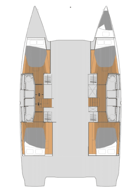 Fountaine Pajot Fountaine Pajot Elba 45 - 4 + 1 cab. Detour