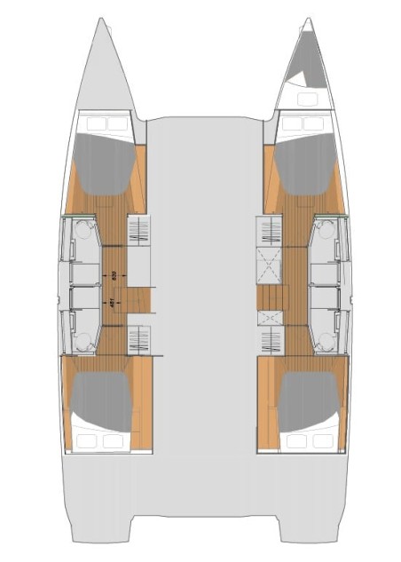 Fountaine Pajot Fountaine Pajot Elba 45 - 4 + 1 cab. Gelos
