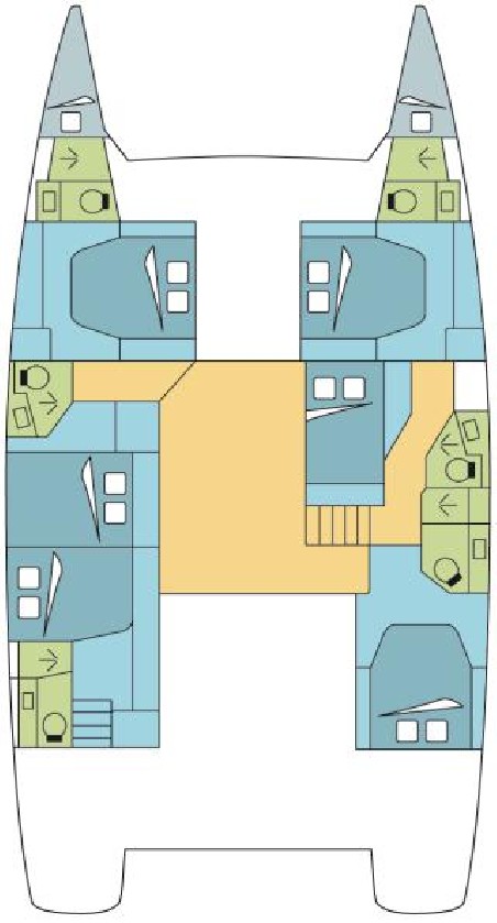 Fountaine Pajot Fountaine Pajot Saba 50 - 6 + 2 cab. Waterloo