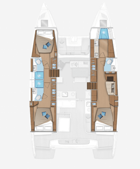 Lagoon-Bénéteau Lagoon 46 OW - 3 + 1 cab. Clearlake III