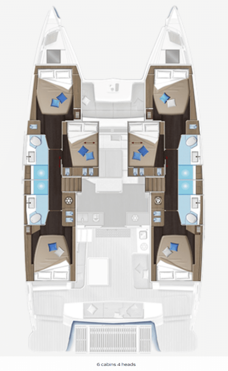 Lagoon-Bénéteau Lagoon 51 - 6 + 1 cab. Slinky Malinki