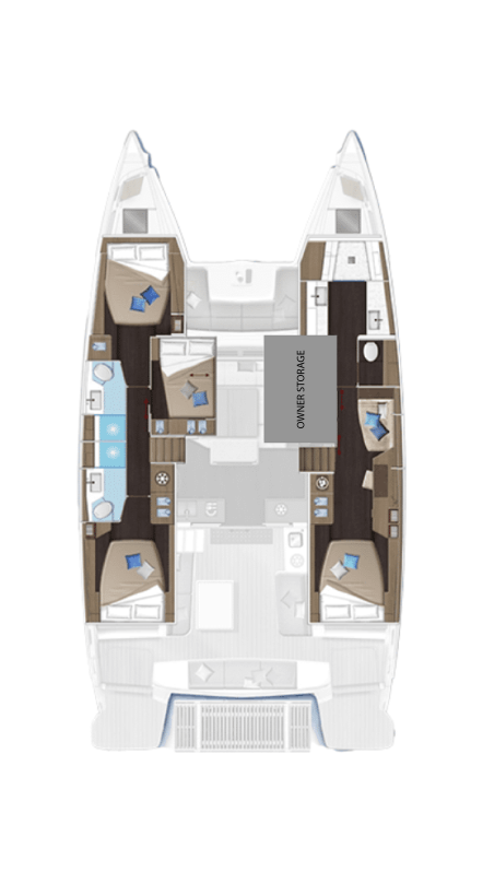 Lagoon-Bénéteau Lagoon 51 OW - 4 + 1 cab. Moondance
