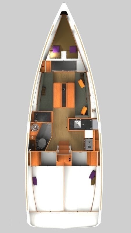 Jeanneau Sun Odyssey 349 - 3 cab. Off The Clock