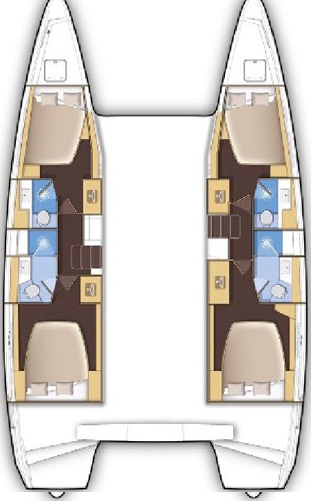 Lagoon-Bénéteau Lagoon 42 - 4 + 1 cab. White Chadal