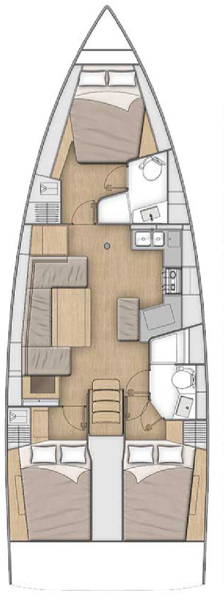 Bénéteau Oceanis 40.1 - 3 cab. Kapakap