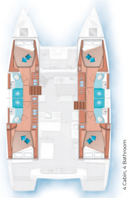 Lagoon-Bénéteau Lagoon 46 - 4 cab. Sbronzo