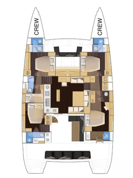 Lagoon-Bénéteau Lagoon 560 - 5 + 2 cab. Taipan