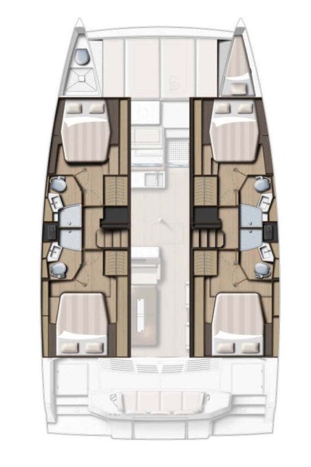 Catana Group Bali 4.4 - 4 + 1 cab. Jackalope
