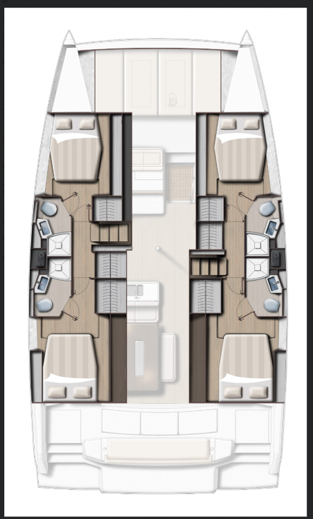 Catana Group Bali 4.6 - 4 + 1 cab. Sea Dog