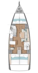 Jeanneau Sun Odyssey 440 - 4 cab. Frenetica