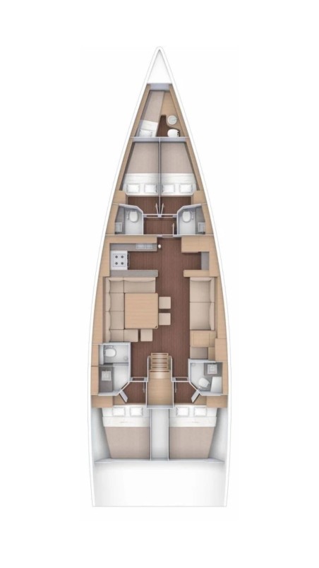 Dufour Yachts Dufour 56 Exclusive - 4 + 1 cab. Razzmatazz