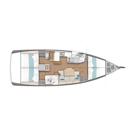 Jeanneau Sun Odyssey 440 - 4 cab. Erminia