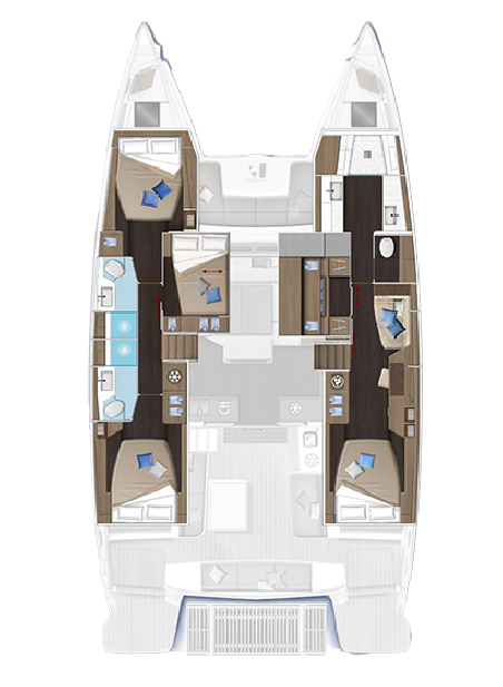 Lagoon-Bénéteau Lagoon 51 OW - 4 + 1 cab. Unconditional Love