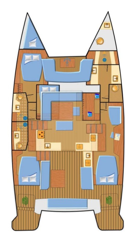 Lagoon-Bénéteau Lagoon 51 OW - 4 + 1 cab. Unconditional Love