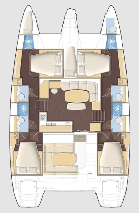 Lagoon-Bénéteau Lagoon 420 - 4 + 2 cab. Amelia