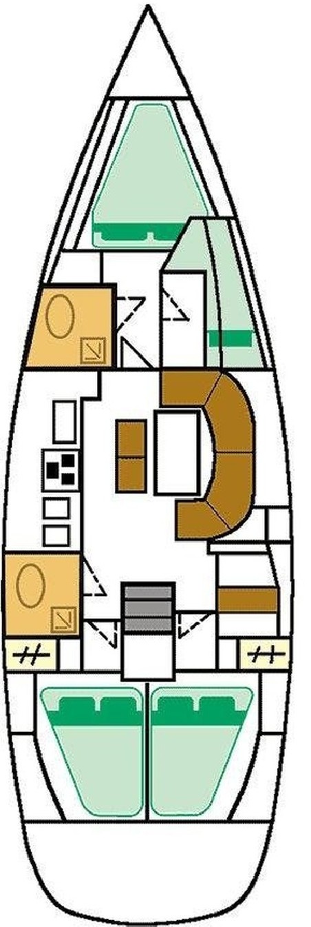 Bénéteau Oceanis Clipper 411 - 4 cab. Erika