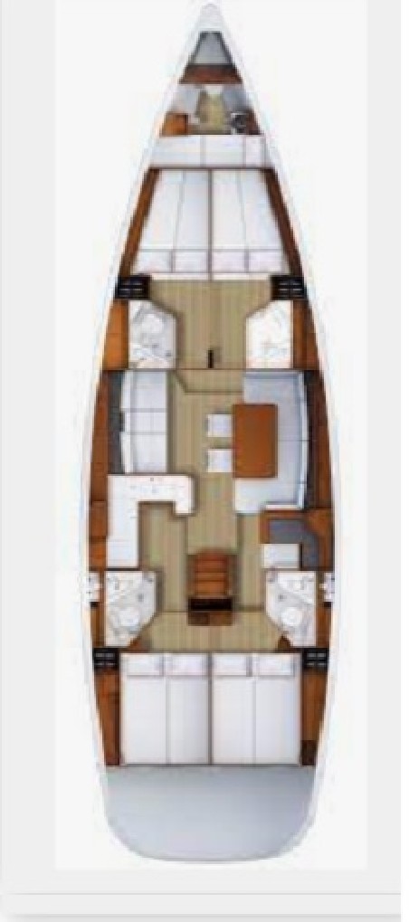 Jeanneau Jeanneau 53 - 4 + 1 cab. Agios Nikolaos
