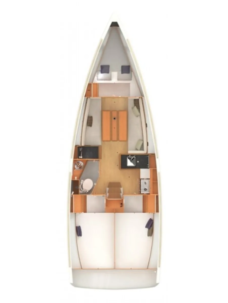 Jeanneau Sun Odyssey 349 - 3 cab. Papatheo