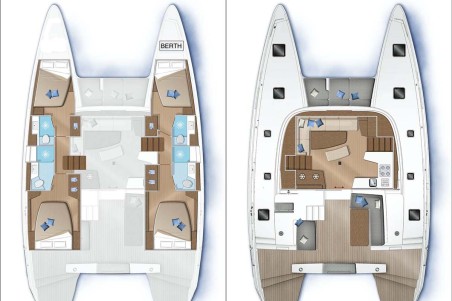 Lagoon-Bénéteau Lagoon 42 - 4 + 1 cab. NORD