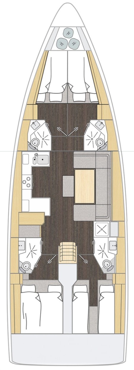 Bavaria Yachtbau Bavaria C46 - 4 cab. Kybele