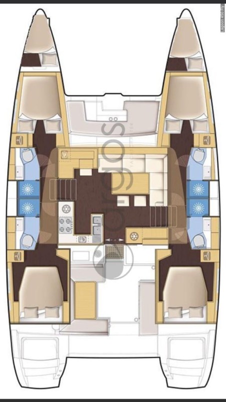 Lagoon 450 F | Czarter jachtu Grecja | Travelboat
