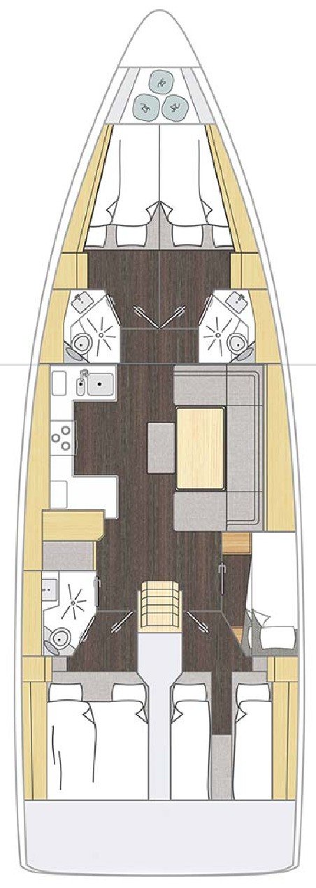 Bavaria Yachtbau Bavaria C46 - 5 cab. Vela