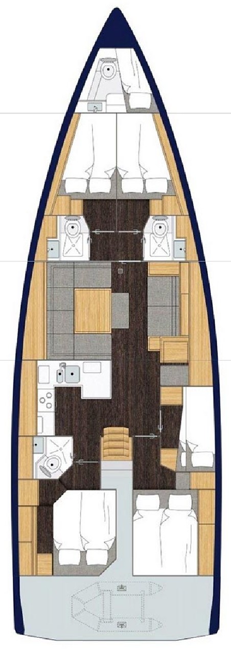 Bavaria Yachtbau Bavaria C50 Holiday - 5 + 1 cab. Granat