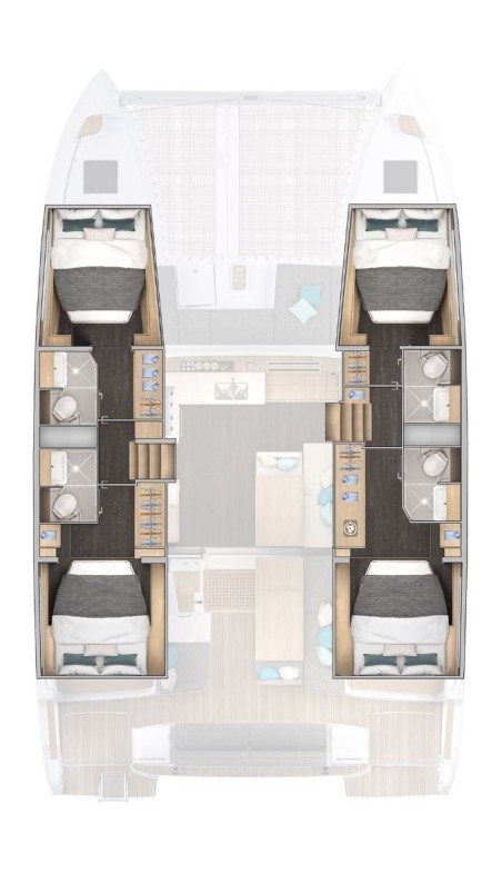 Lagoon-Bénéteau Lagoon 43 - 4 + 2 cab. ALBA J