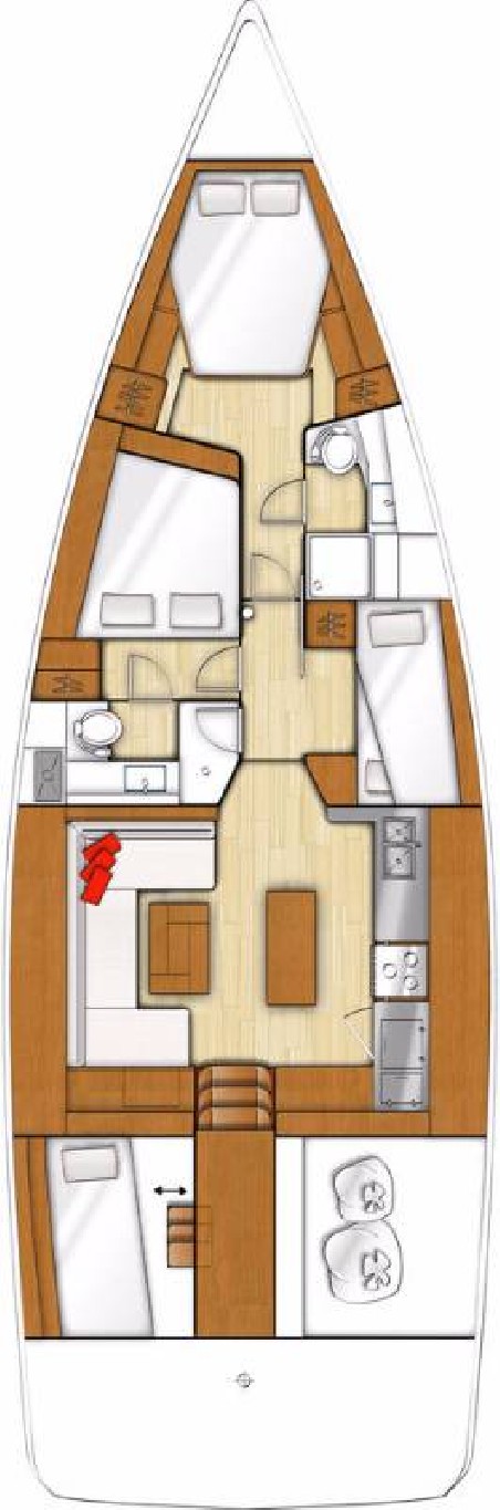 Bénéteau Beneteau Sense 50 - 3 + 1 cab. Waypoint I