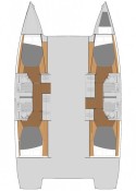 Fountaine Pajot Astrea 42 | Czarter jachtu Chorwacja | Travelboat - 2