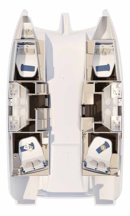 Fountaine Pajot FP 41 Quatuor 4 | Czarter jachtu Chorwacja | Travelboat
