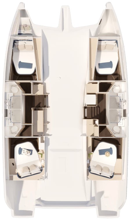 Fountaine Pajot FP 44 Quatuor | Czarter jachtu Chorwacja | Travelboat