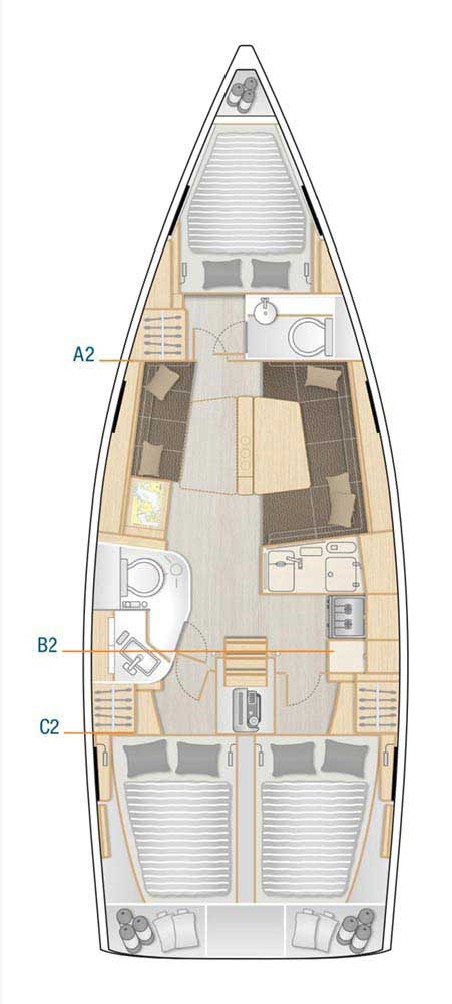Hanse 388 | Yacht Charter Croatia | Travelboat