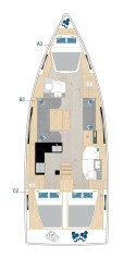 Hanse 410 | Czarter jachtu Chorwacja | Travelboat - 2