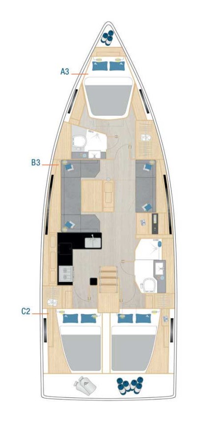 Hanse 410 | Czarter jachtu Chorwacja | Travelboat
