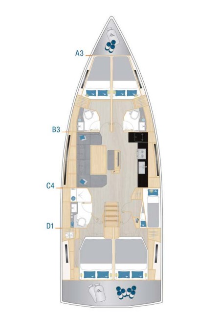 Hanse 460 | Yacht Charter Croatia | Travelboat