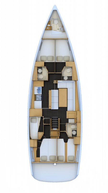Jeanneau 54 | Yacht Charter Croatia | Travelboat